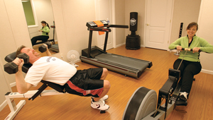 installing a basement fitness center in Owensboro