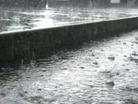 Heavy rains in a downpour in Huntingburg.