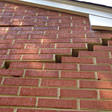 stair step cracking on a foundation wall in Owensboro