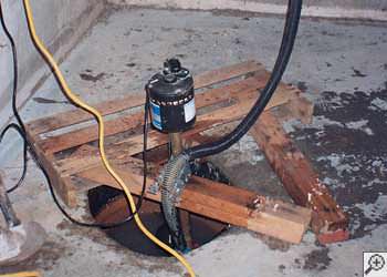 A Central City sump pump system that failed and lead to a basement flood.