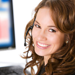 A basement waterproofing customer service specialist in Madisonville scheduling an appointment.