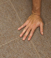 Carpeted Floor Tiles installed in Haubstadt, Indiana and Kentucky