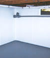 Newburgh, IN and KY wet basement wall covering that tucks into a perimeter drainage system