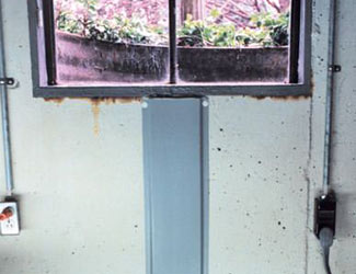 Repaired waterproofed basement window leak in Vincennes